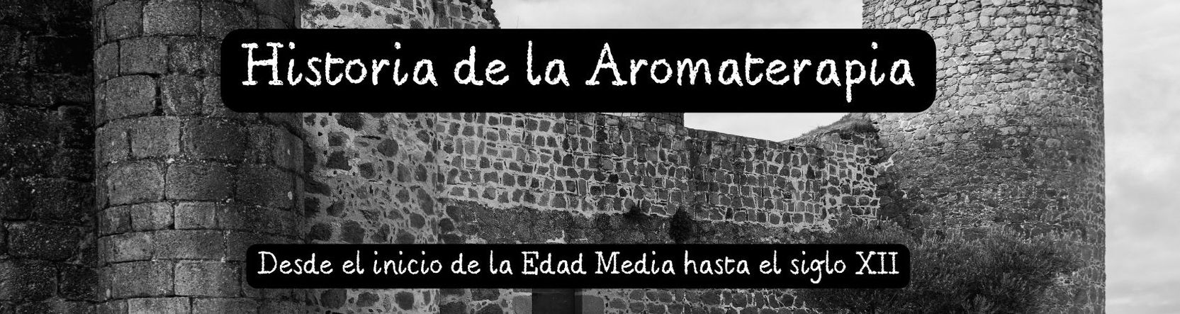 Historia de la Aromaterapia, desde el inicio de la Edad Media hasta el siglo XII.