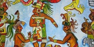  Ilustración aparecida en el Popol Vuh.