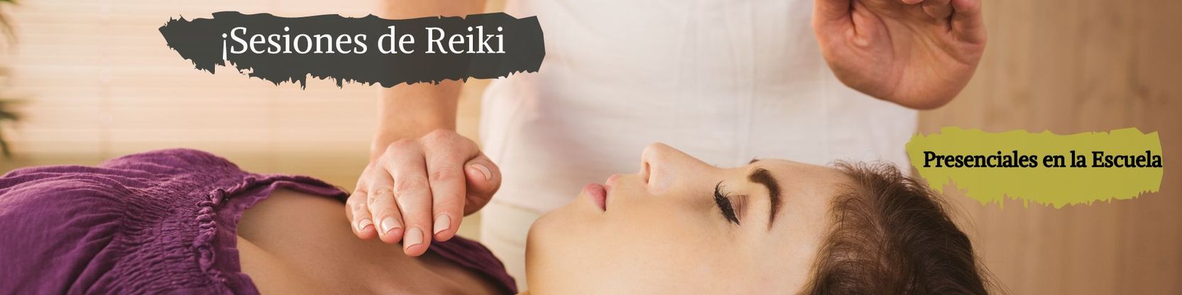 Cabecera Sesiones de reiki en la Escuela Amaris Natural