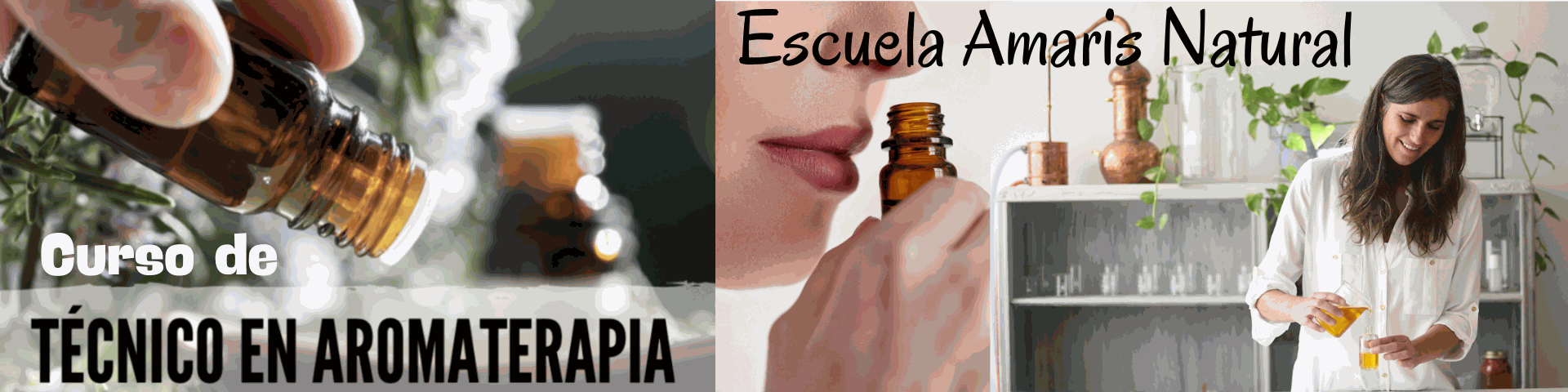 Cabecera del Curso Técnico en Aromaterapia AUCE