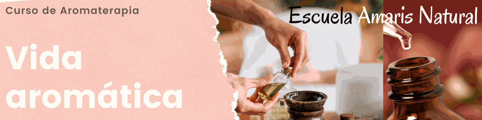 cabecera del Curso de Aromaterapia &quot;Vida Aromática&quot;