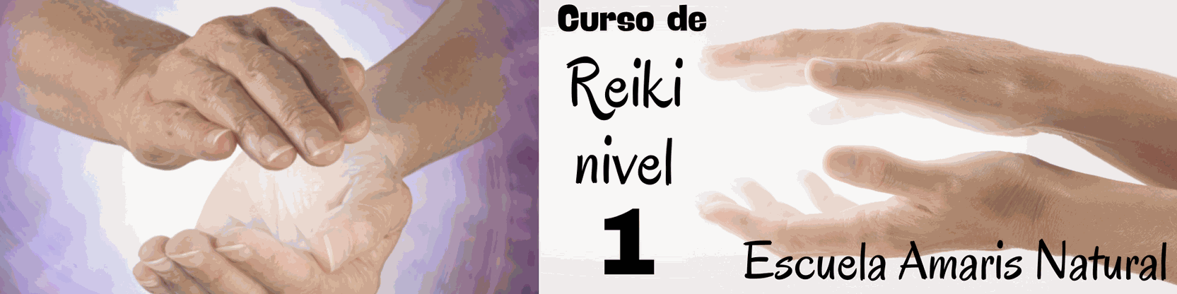 Cabecera del curso Reiki nivel 1