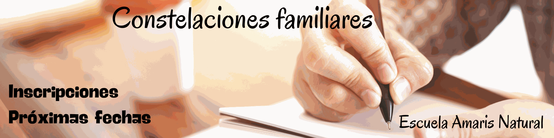 Cabecera para las Inscripciones en el Curso de Constelaciones familiares Cabecera para las Inscripciones en el Curso de Constelaciones familiares