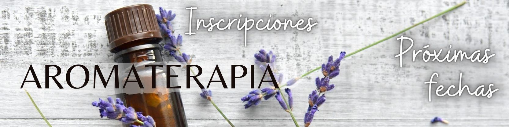 Cabecera inscripciones de Aromaterapia