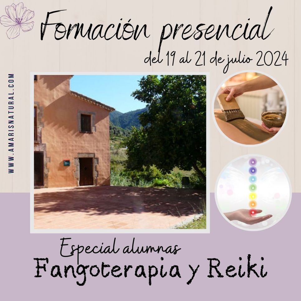 Formación presencial Reiki julio 2024
