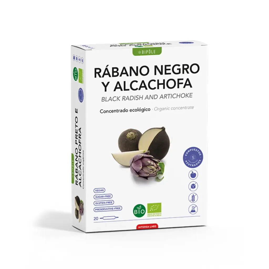 Bipole Rábano negro y alcachofera Bio. 20 amp. Intersa