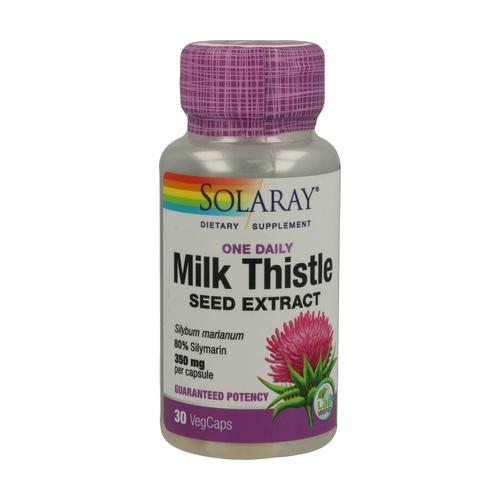 Milk Thistle   seed extrac 30 vegcaps  350 mg Solaray