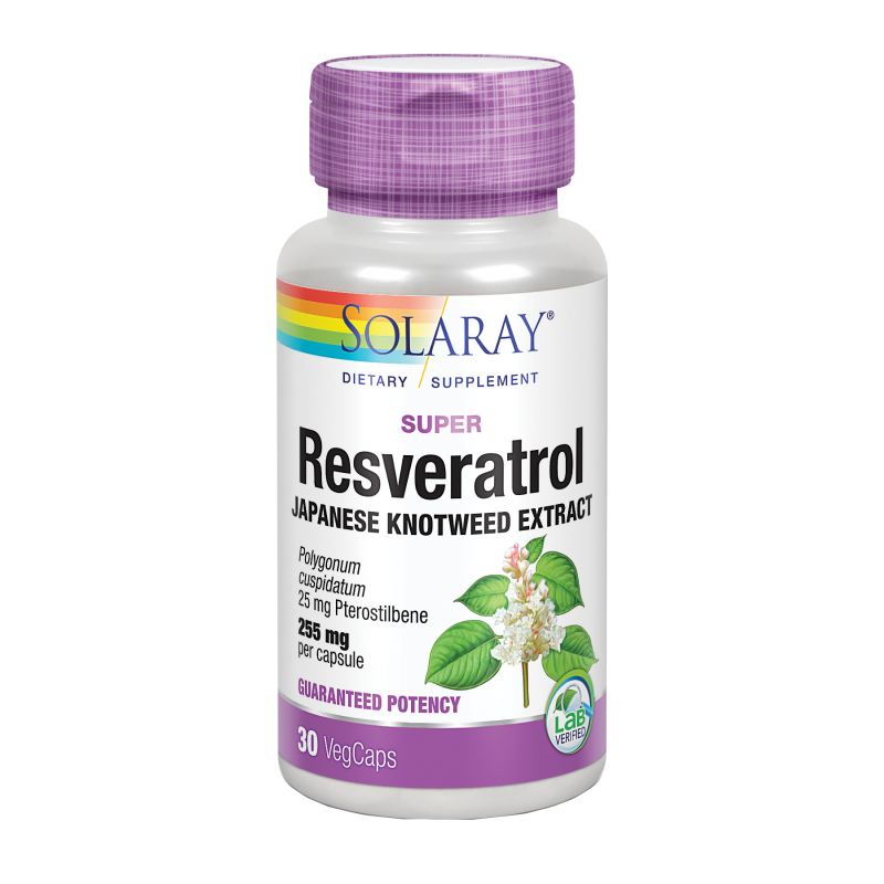 Super Resveratrol  30 caps. 250mg Solaray