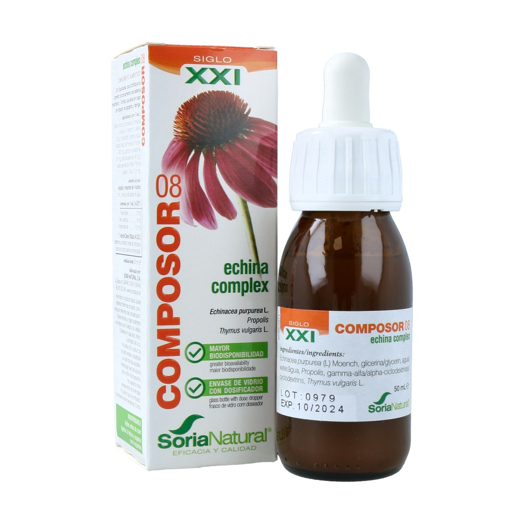 Composor 8 Echina Complex XXI 50 ml Soria Natural