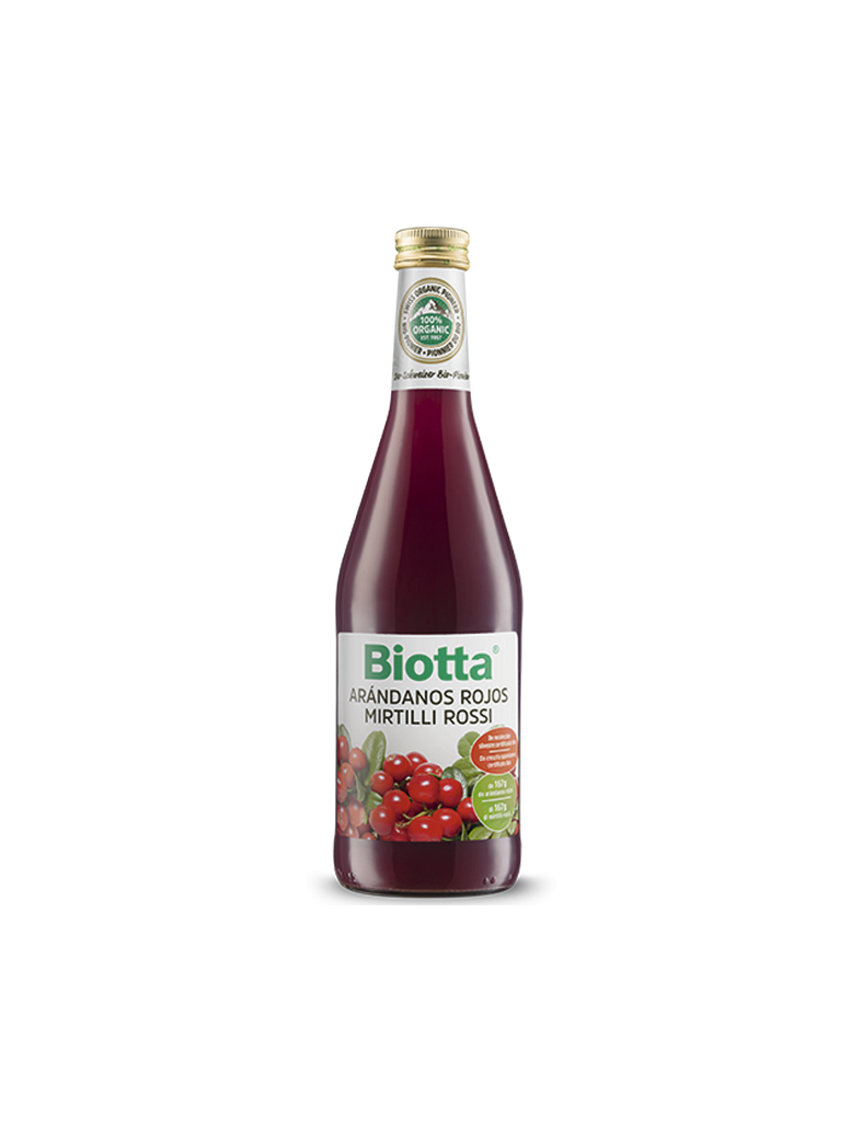 Jugo Arándano Rojo 500ml Biotta Bioforce A.Vogel