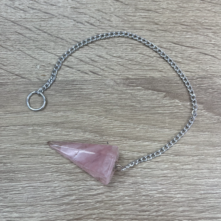 Péndulo Cuarzo Rosa