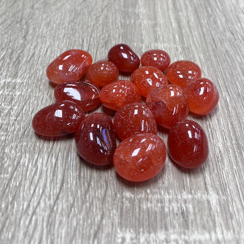 Carneola para botella de cristal 15 uds aprox