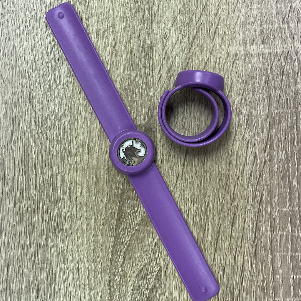 Brazalete Infantil difusor, color lila, modelo Unicornio