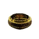 Incensario rejilla en bronce con grabados