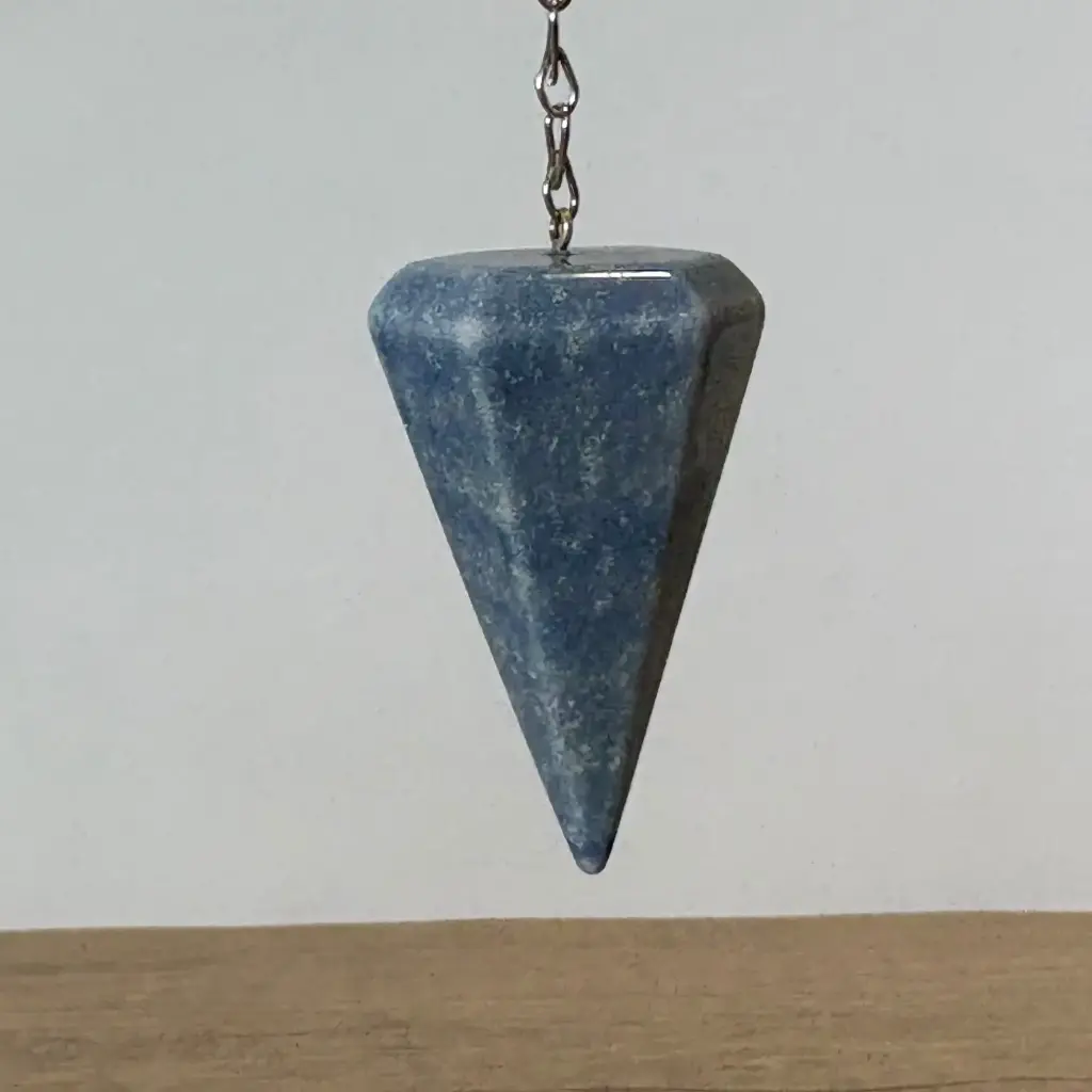 Péndulo Cuarzo Azul