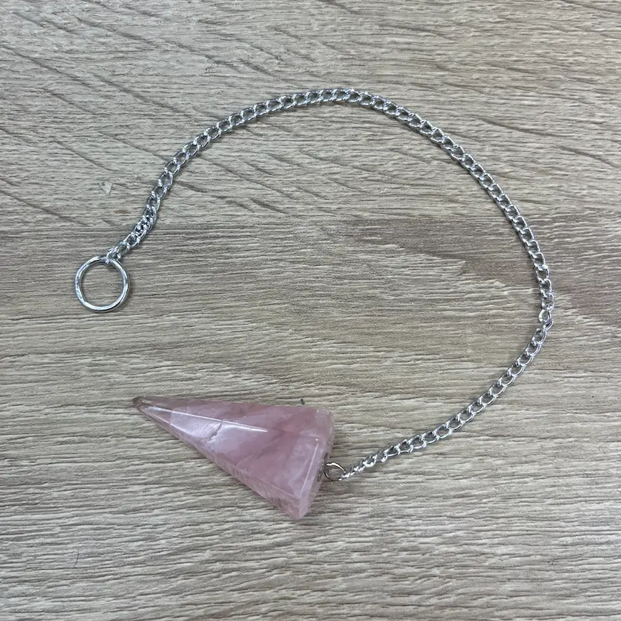 Péndulo Cuarzo Rosa