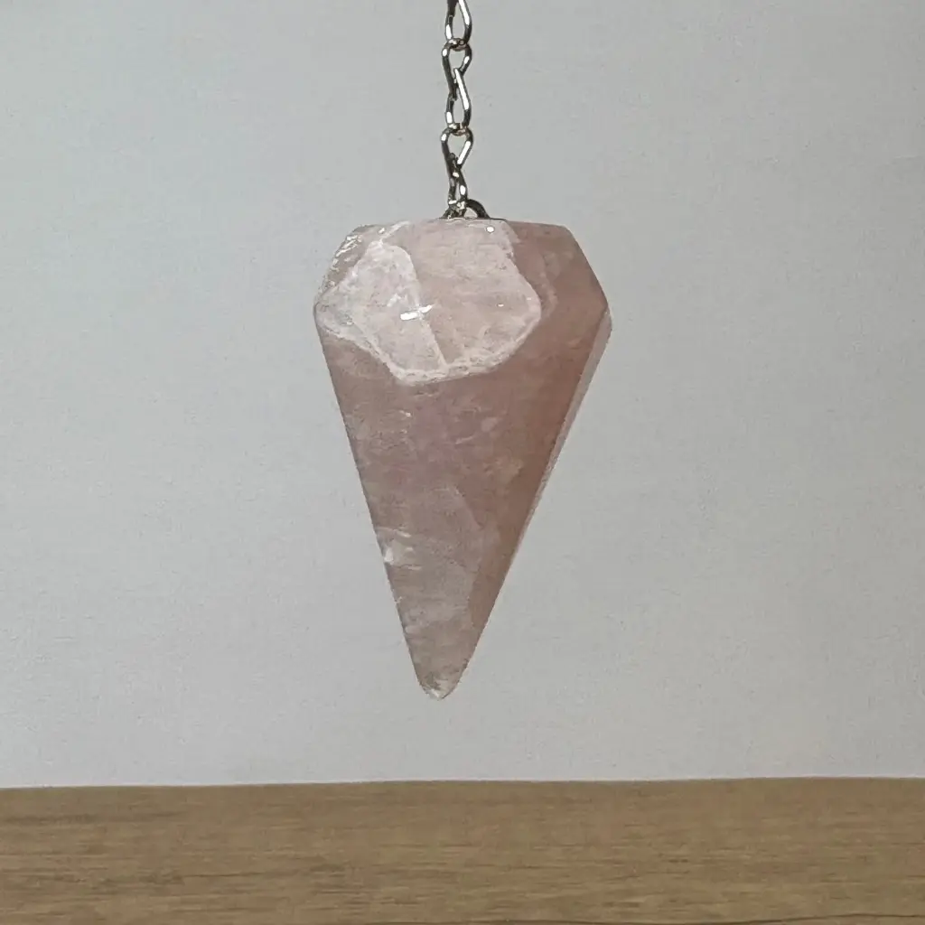 Péndulo Cuarzo Rosa