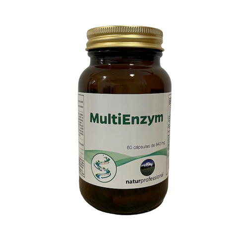 Suplemento dietético Multienzym 60 cap 840 mg
