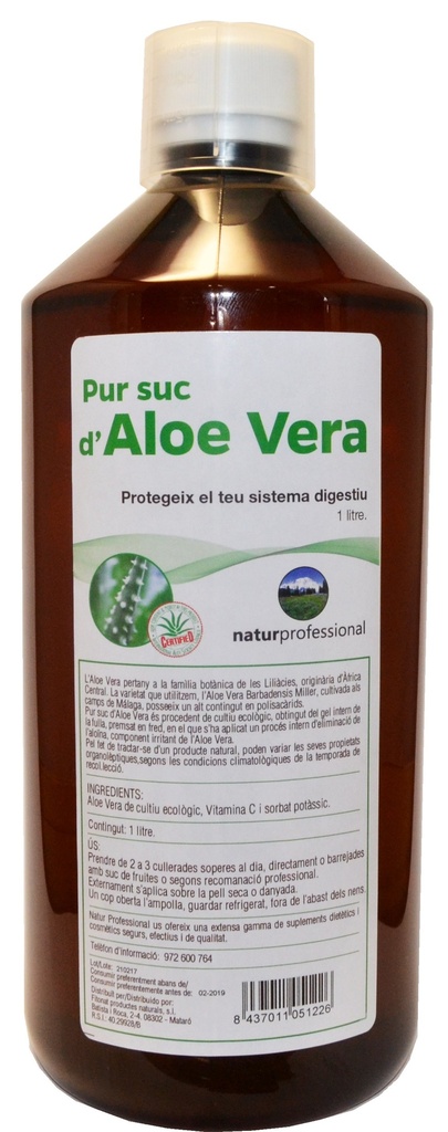 Jugo de Aloe Vera 1L.