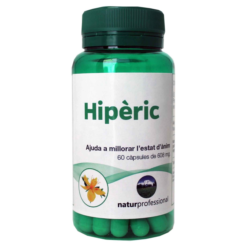Suplemento dietético Hipérico 60 cap. de 608 mg.