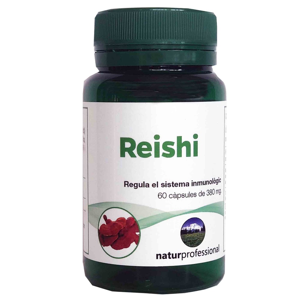 Suplemento dietético de Reishi 60 cap. de 380 mg.