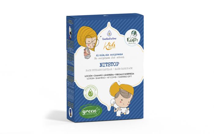 Pack Nitsop Cuidado capilar infantil piojos (Champú+loción)