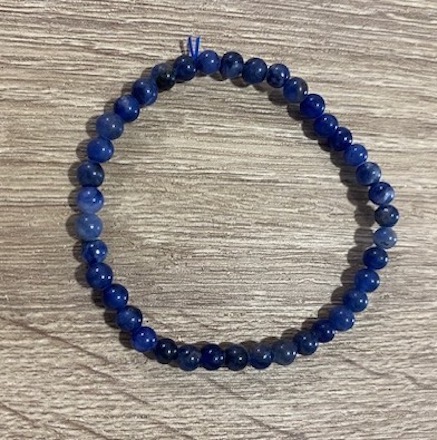 Pulsera de Lapislázuli 4mm