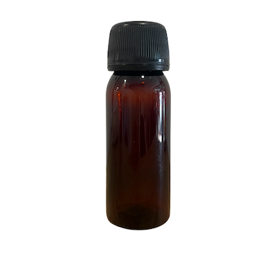 Botella  ámbar pet 60 ml