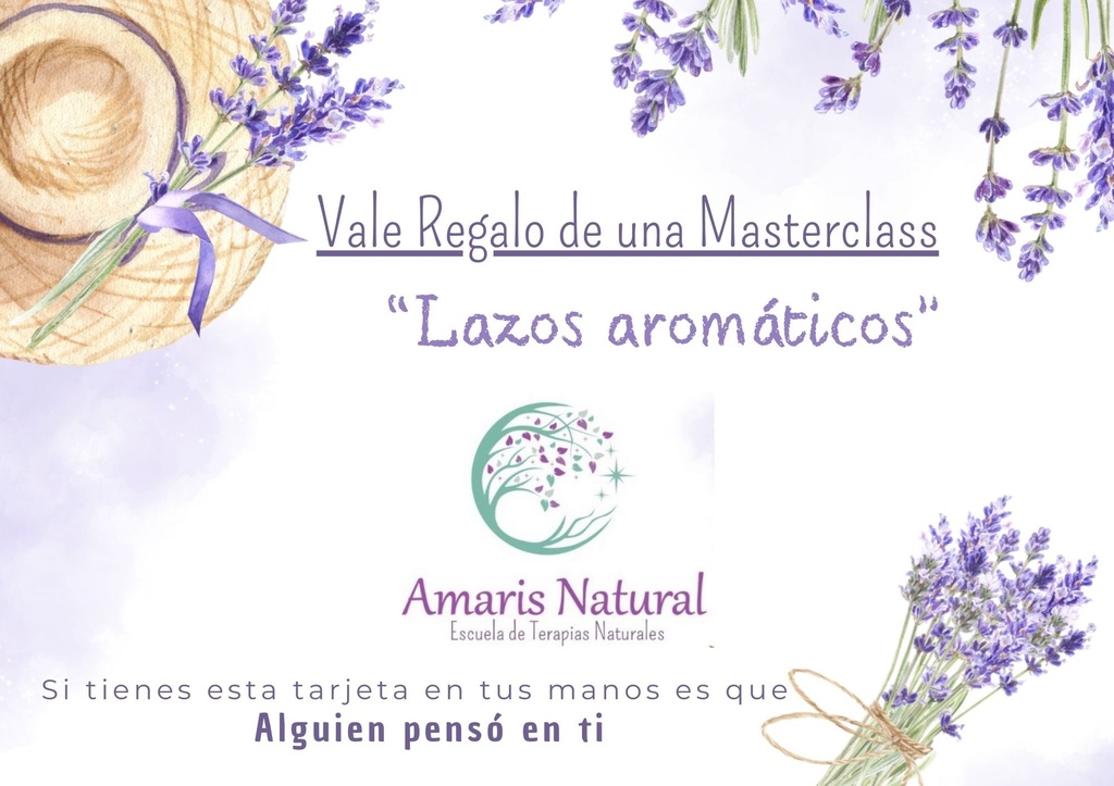 Vale regalo: MasterClass &quot;Lazos aromáticos&quot;