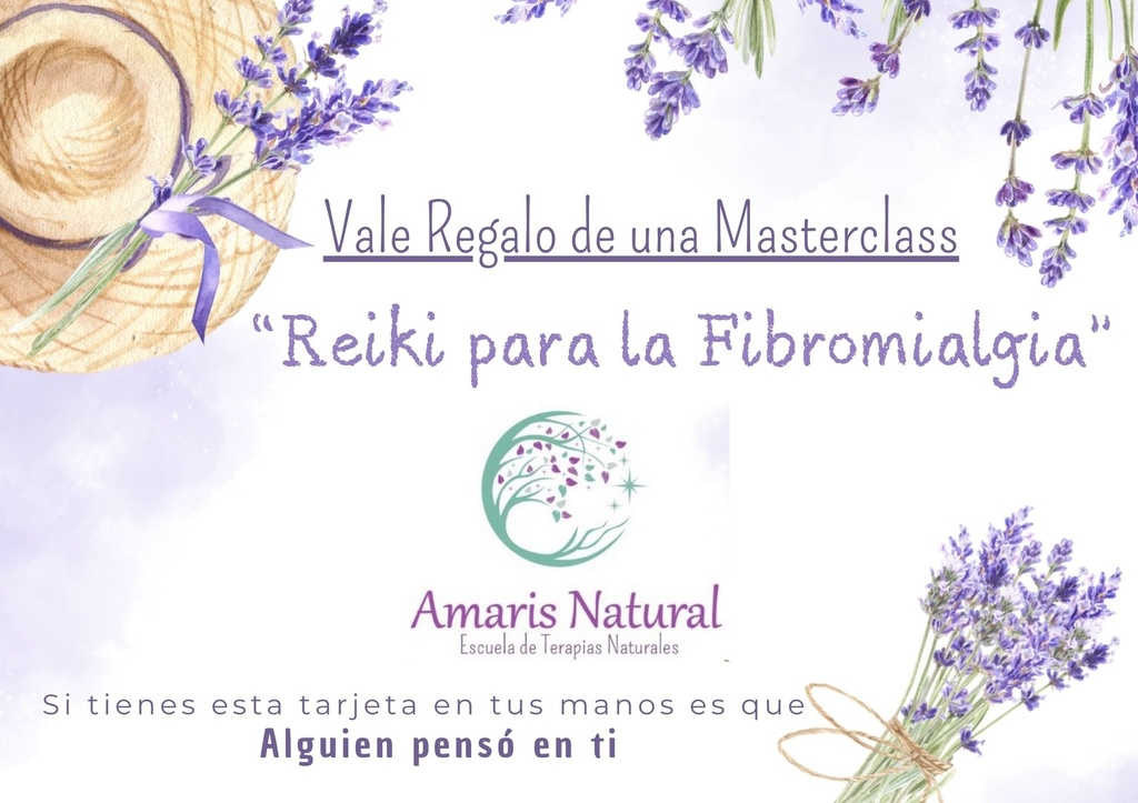 Vale regalo: MasterClass &quot;Reiki para la Fibromialgia&quot;