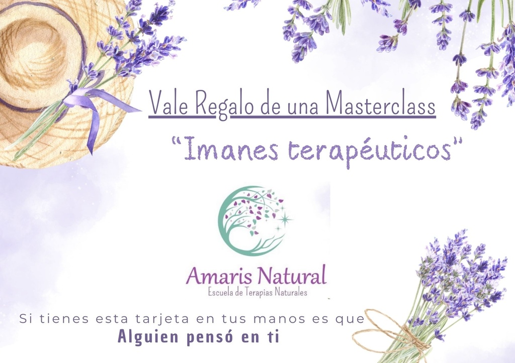 Vale regalo: MasterClass &quot;Imanes Terapéuticos&quot;