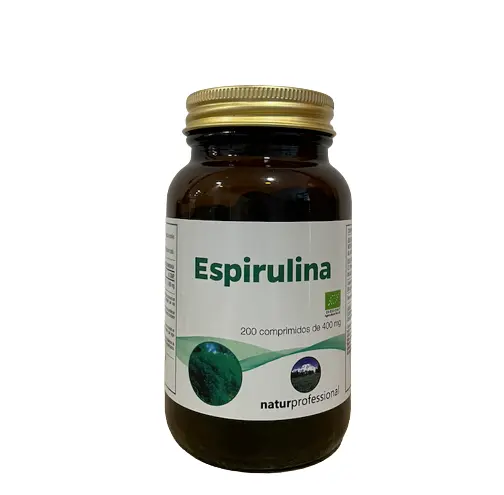 Suplemento dietético Espirulina 200 cápsulas de 1.500 mg