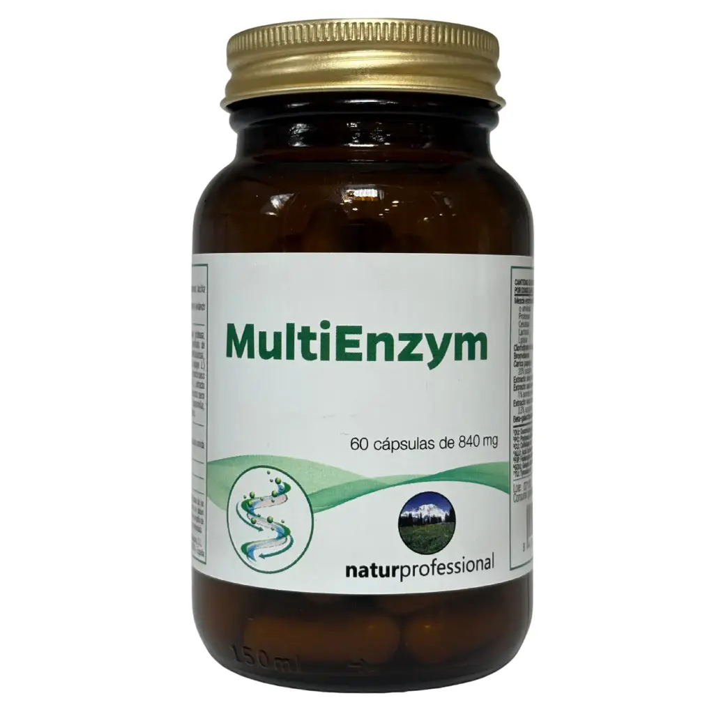 Suplemento dietético Multienzym 60 cap 840 mg