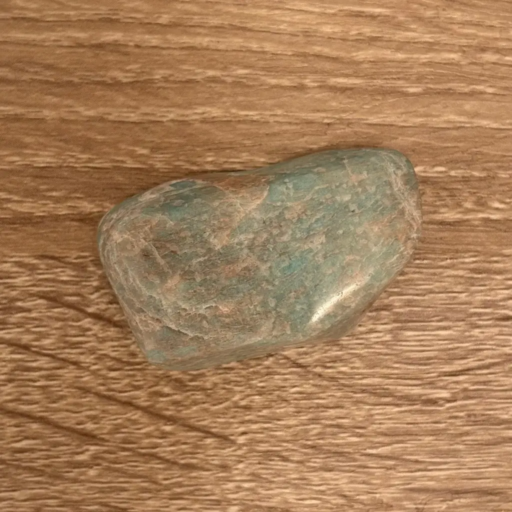 Canto rodado grande Amazonita 