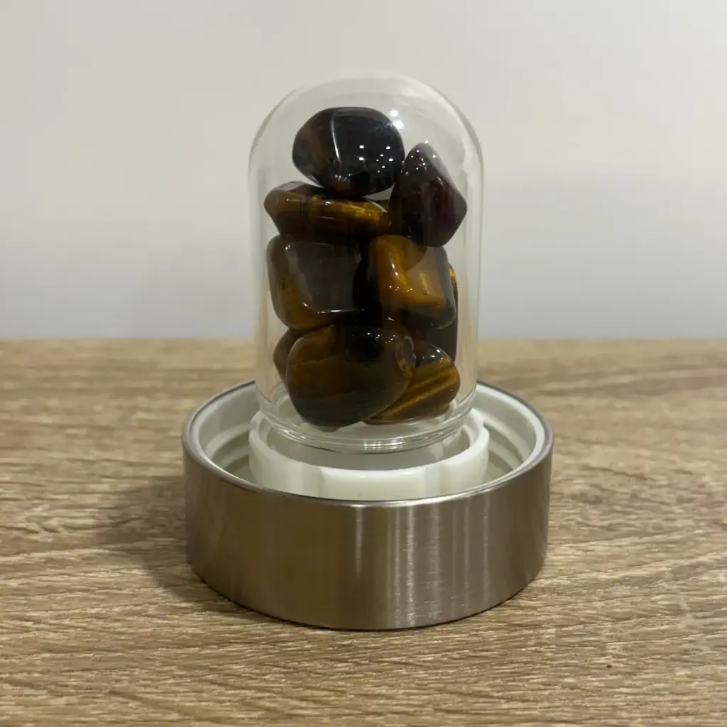 Ojo de Tigre para botella vitalizadora de agua.