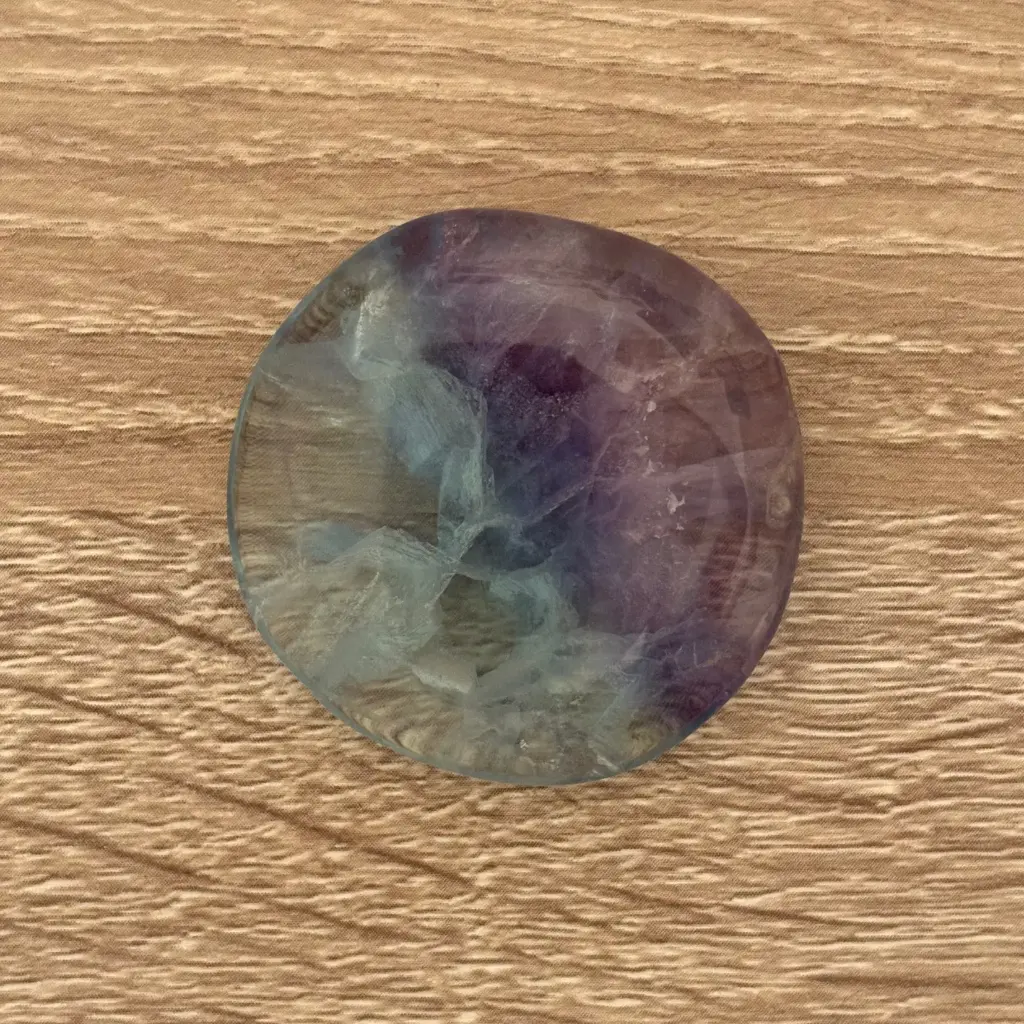 Rodado plano Fluorita Arcoiris