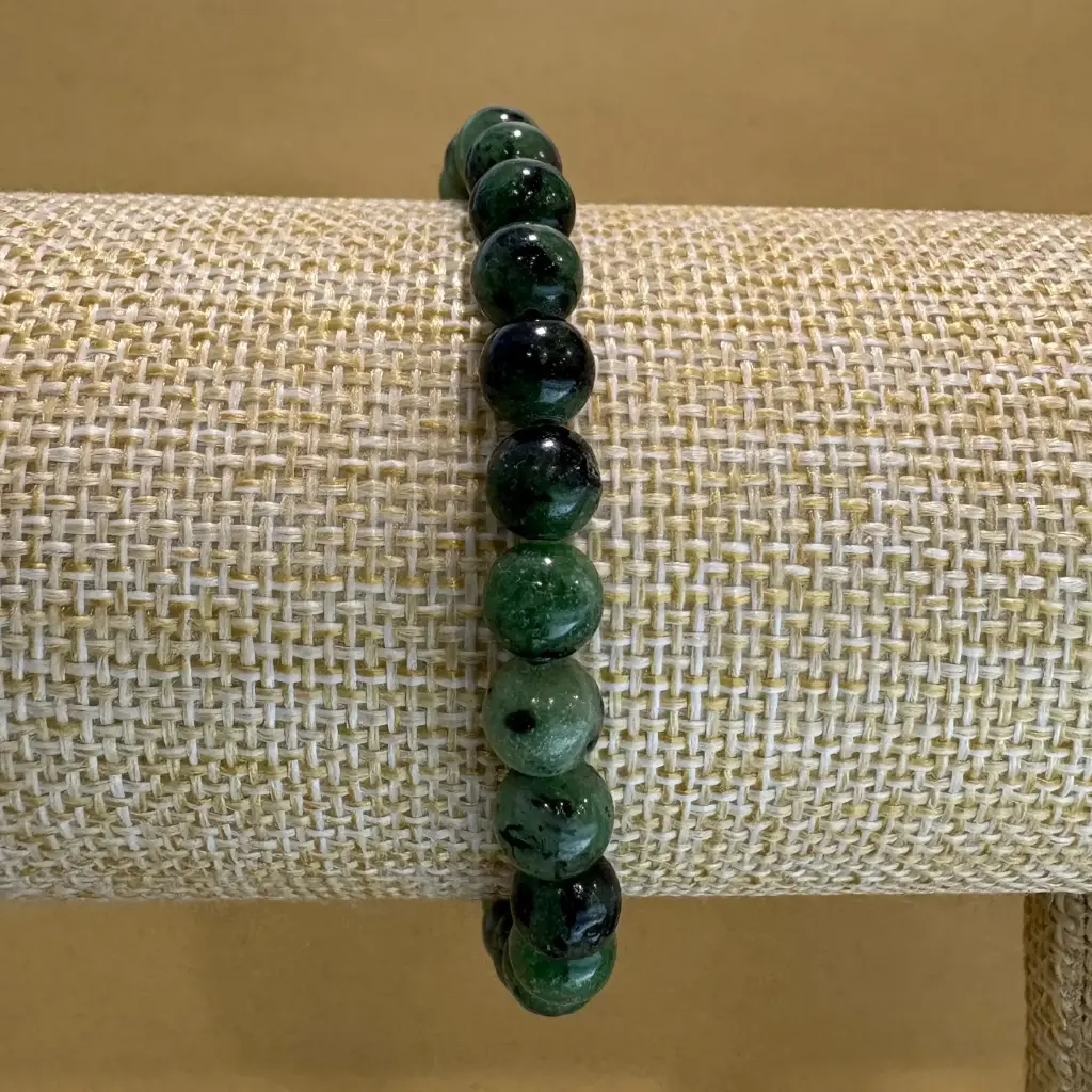 Pulsera Rubí con zoisita