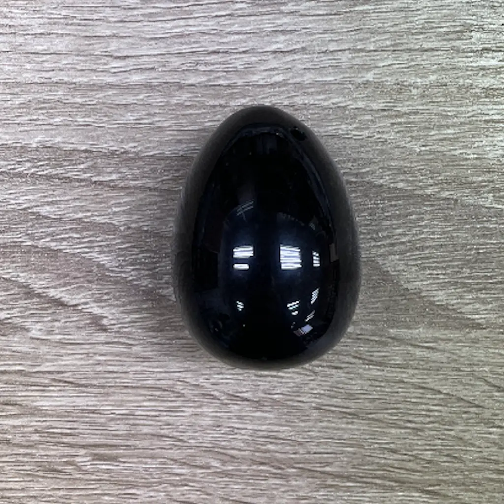 Huevo Obsidiana negra 35x50 mm