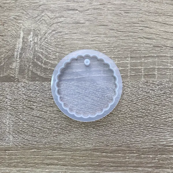 Molde de silicona ambientador sólido redondo