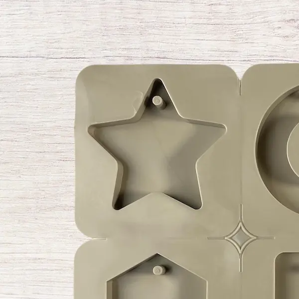 Molde de silicona para ambientadores sólidos.