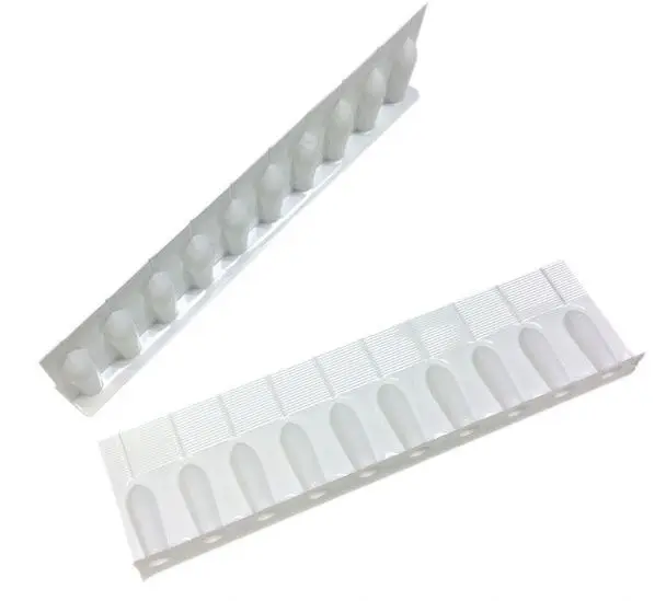 Tiras moldes supositorios desechables 1gr