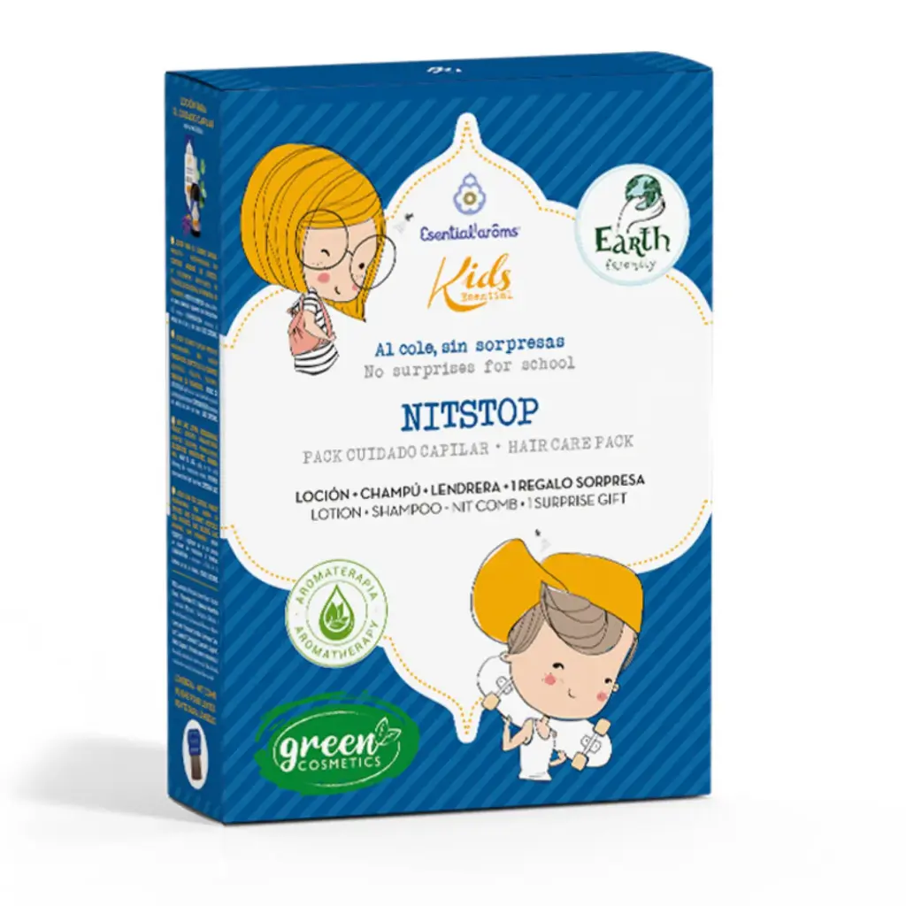 Pack NITSTOP · Cuidado capilar infantil (Loción + Champú)