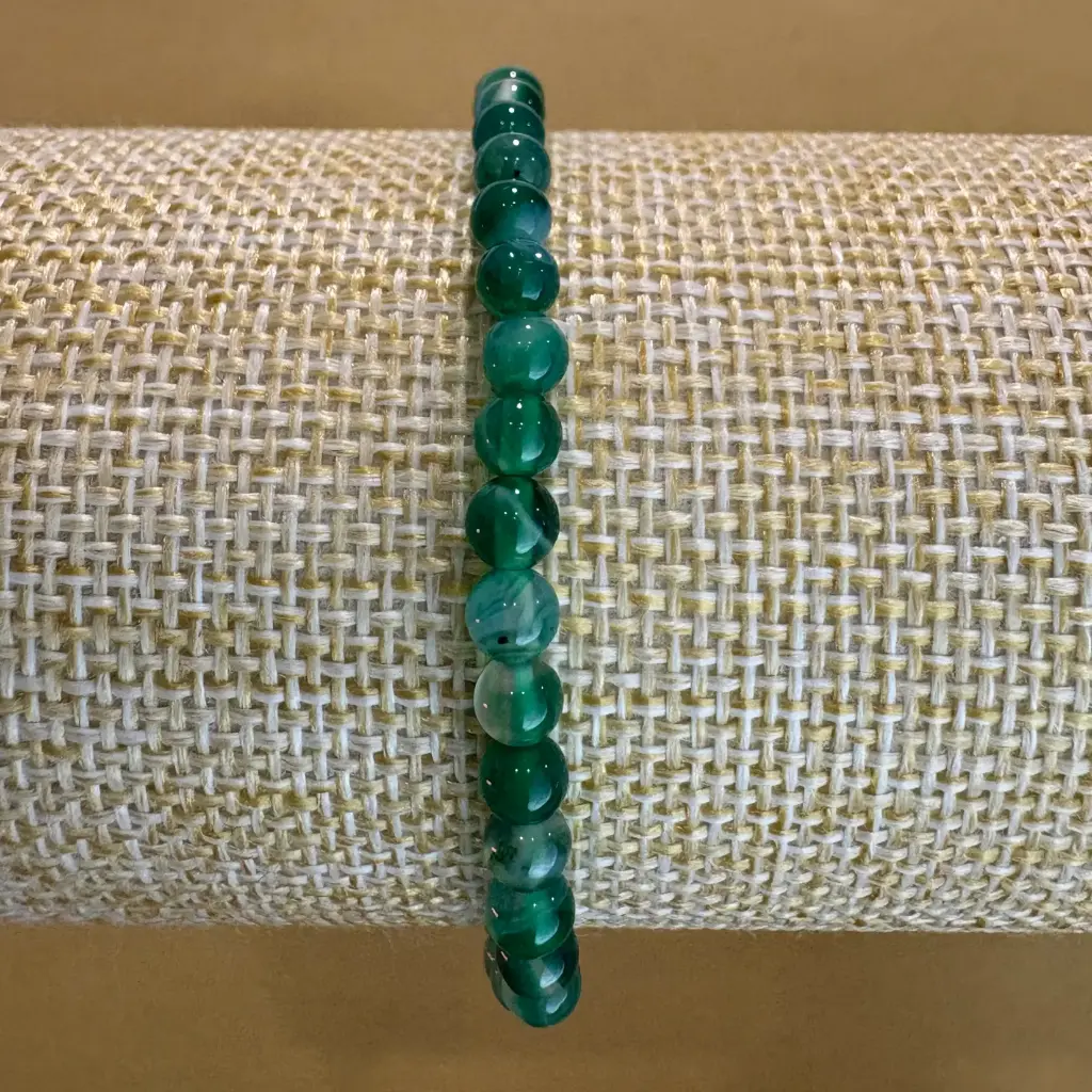 Pulsera de Ágata Verde