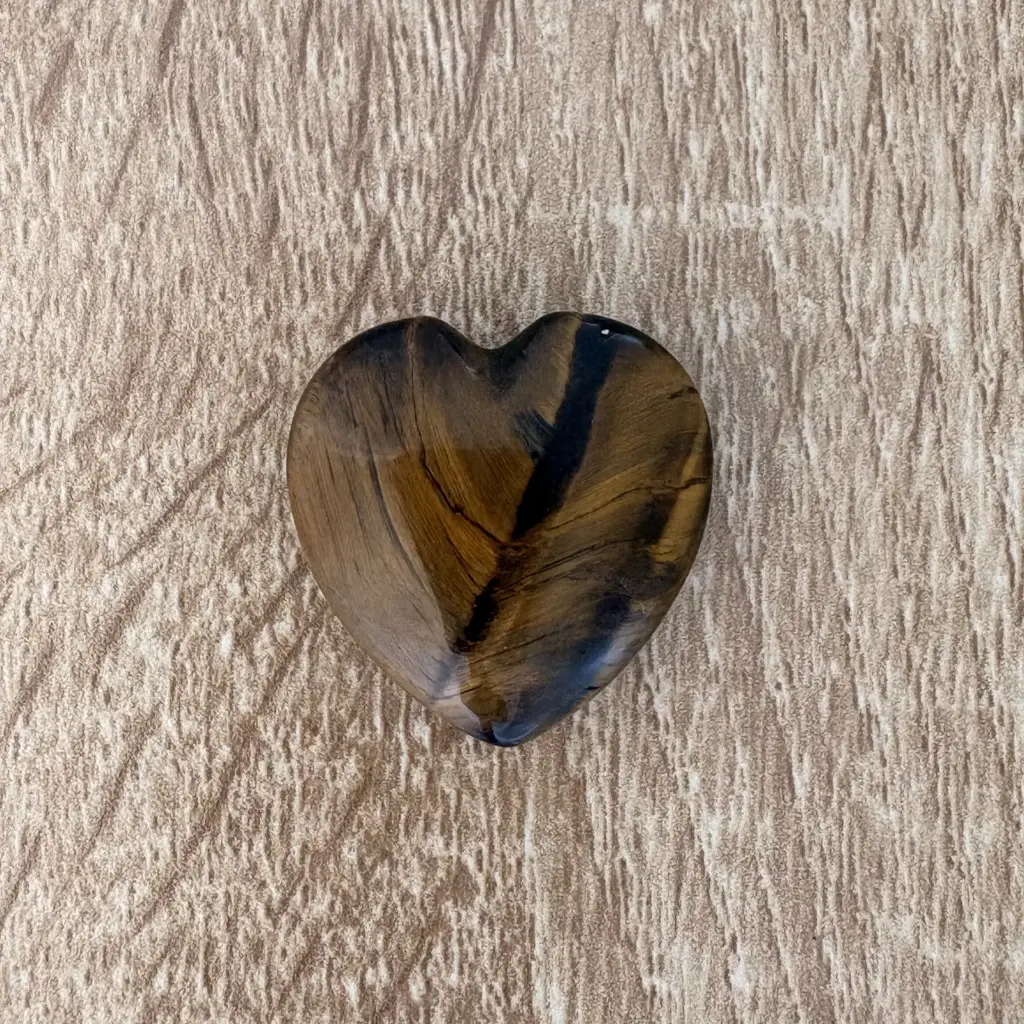 Corazón Ojo de tigre