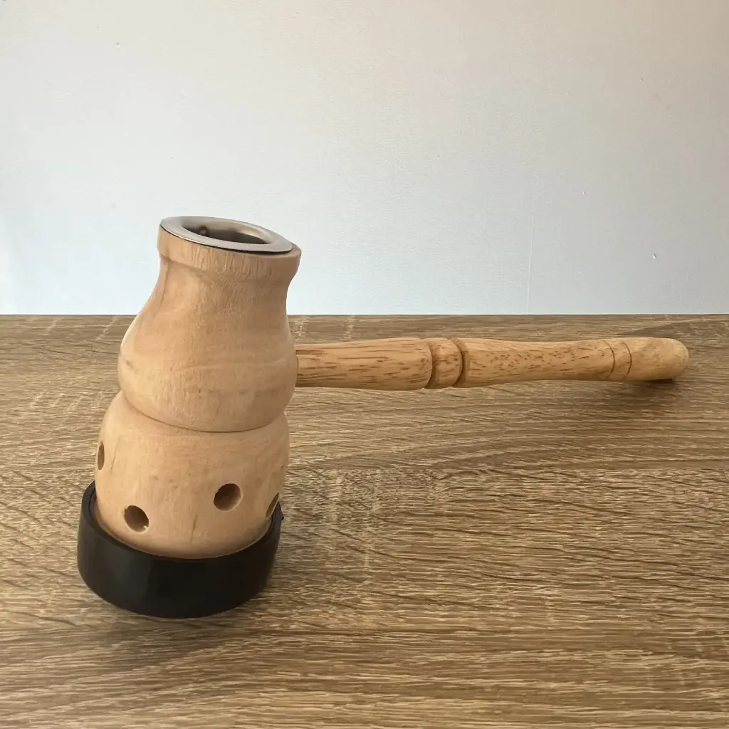 Aplicador moxa de madera