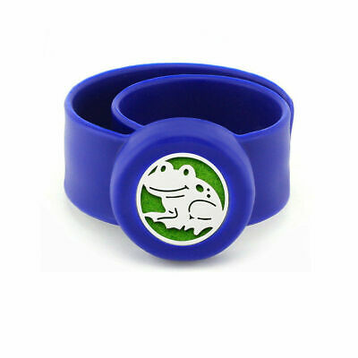 Brazalete Infantil difusor. Correa azul, modelo rana.