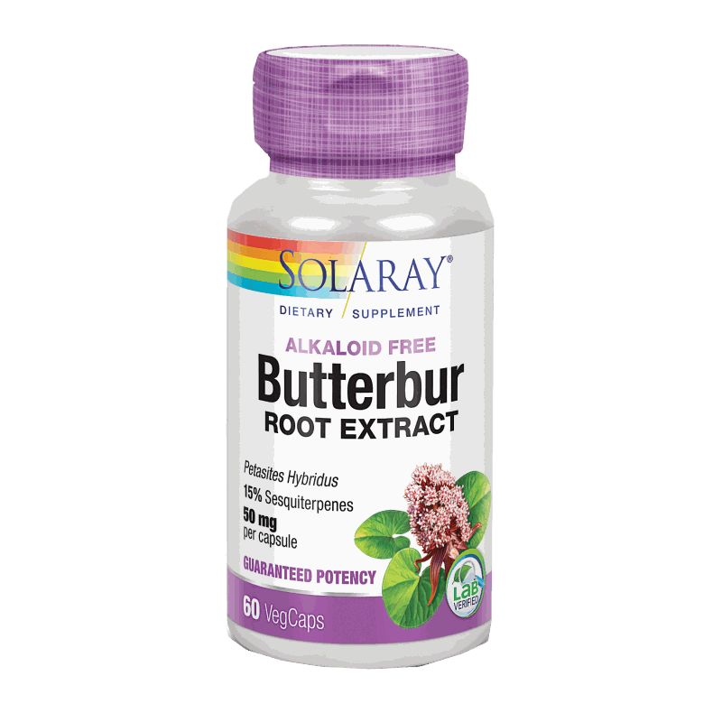 Butterbur Root Extract 60 vegcaps Solaray