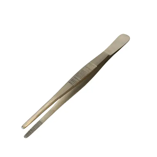 [ME010] Pinza recta para disección, acero inox. 125 mm