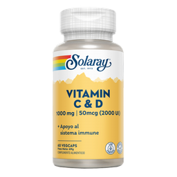 [PD073] Vitamin C &amp; D 60 caps. Solaray