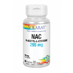 [PD055] NAC n-acetyl-l-cysteine 295 mg 60 vegcaps. Solaray